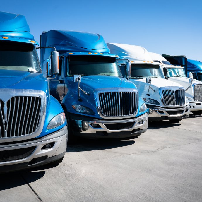 Fleet management system monitoring multiple vehicles