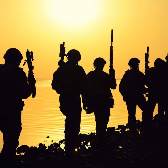 Automatic Fire Suppression System utilized in military and defense settings