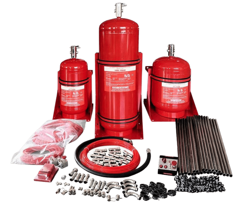 Automatic Fire Suppression System installed for fire safety